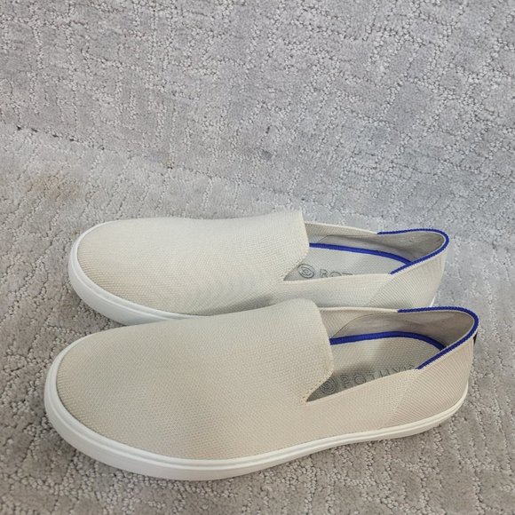 ROTHYS The Original Sneaker Women's Size US 9.5 Sand Solid Textile Slip On Shoe - Picture 9 of 11